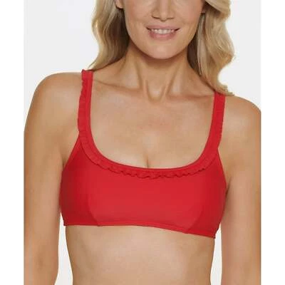 Tommy Hilfiger Ruffle Bikini Top 30C 342 - Image 1 of 4
