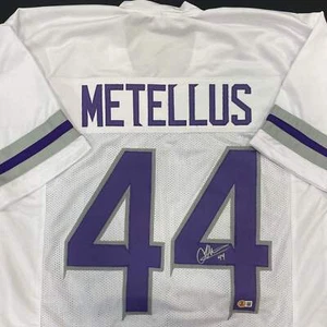 Josh Metellus Autographed White Alternate Pro-Style Jersey Minnesota Vikings Bec - Picture 1 of 4