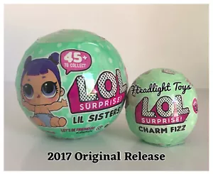 2017 lanzamiento original LOL Surprise Lil Sister muñeca y serie 2 bolas Fizz Charm - Imagen 1 de 14