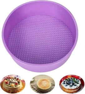 Baking Silicone 10-Inch Round Cake Pan Mold, BPA Free, random - Picture 1 of 6