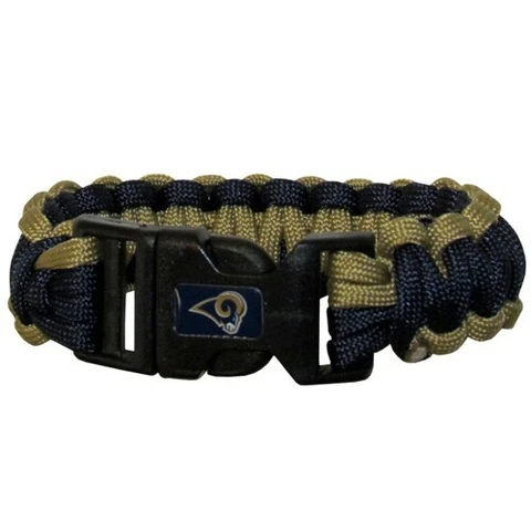 Los Angeles Rams Paracord Survival Bracelet Sport Jewelry Strap NFL Football Fan Cover
