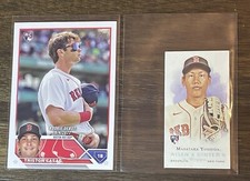 2023 Topps Triston Casas Masataka Yoshida Mini Rookie Baseball Card Red Sox RC