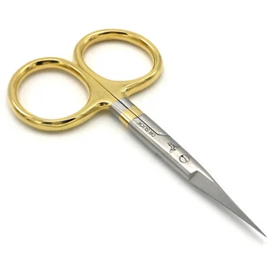 DR SLICK MICRO TIP ALL PURPOSE SCISSORS - 4" Fly Tying Crafts Sewing NEW! - Picture 1 of 4