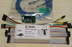 Xilinx Platform USB Download Cable Jtag Programmer FPGA CPLD C-Mod XC2C64A M102 - Picture 1 of 10