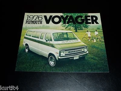 1976 Plymouth Voyager Van PB100 PB200 PB300 sales brochure dealer literature - Image 1 of 3