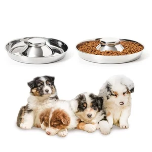 Stainless Steel Puppy Bowls, Set of 2 Puppy Feeder, Dog Food and Water Bowl, ... - Picture 1 of 7