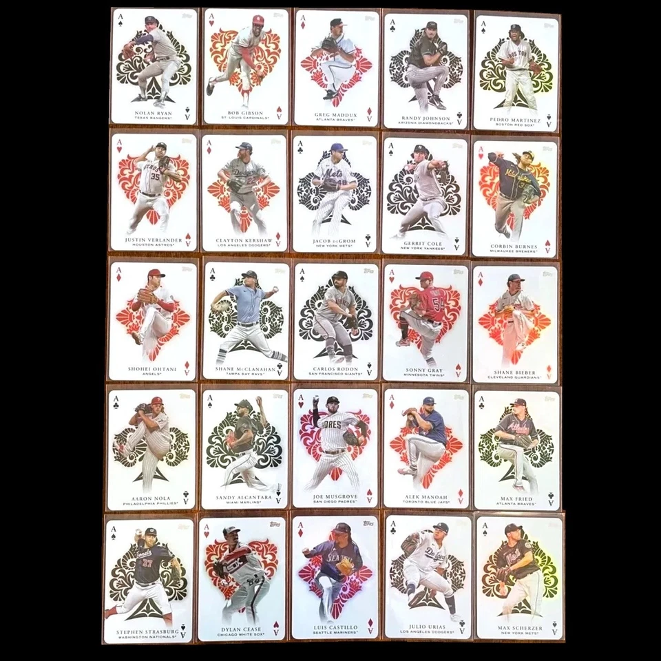 2023 Topps ALL ACES "COMPLETE SET" (25-cards) Series 1 Insert w/ Shohei Ohtani - Image 1 of 1