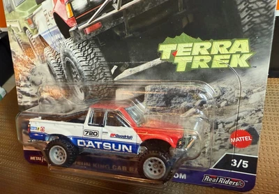 HOT WHEELS PREMIUM CAR CULTURE TERRA TREK DATSUN KING CAB BAJA CUSTOM TRUCK 1/64 - Image 1 of 4