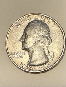 RARE Vintage U.S. Mint 1776-1976 Bicentennial Quarter NO MINT MARK ERROR RARE - Picture 1 of 3