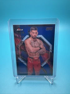 /200✨2024 Ilia Topuria Topps Finest Blue Refractors UFC Champ #100 - Picture 1 of 2