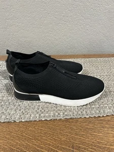 Women’s Anne Klein Terri Sneakers Casual Shoes Black & White 9.5 - Picture 1 of 5