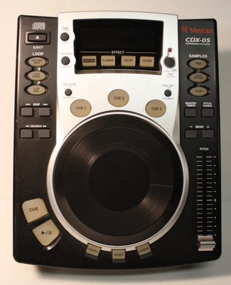 Vestax CDX-05 Professional Turntable Mixing CD Player Parts or Repair Working - Image 1 of 4