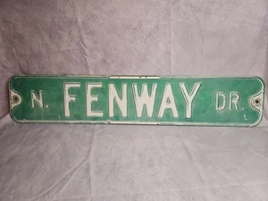 Fenway Drive Baseball Stadium 6x30 Steel Street Sign Embossed Real Street Sign - Picture 1 of 5