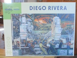 DETROIT INDUSTRY NORTH WALL DE RIVERA - Completo - OBRA DE ARTE GRANADA ROMPECABEZAS - Imagen 1 de 2