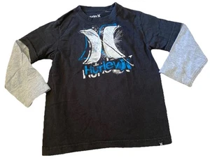 Hurley Long Sleeve Graphic Shirt Boys Size 4 - Picture 1 of 24