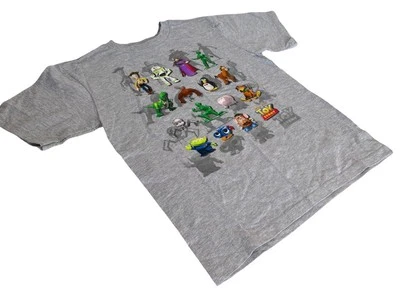 Disney Boys Toy Story Character Graphic Gray Short Sleeve Shirt Size Medium - Image 1 of 3