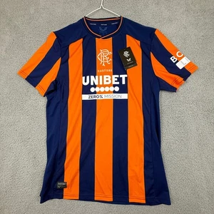 Rangers FC Castore Soccer Jersey Football Shirt Unibet Zero% Mission Mens M - Picture 1 of 9