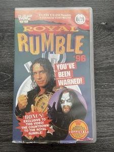 WWF WWE Royal Rumble 1996 VHS PAL Silvervision Wrestling Video Tape Retro 96 - Picture 1 of 3