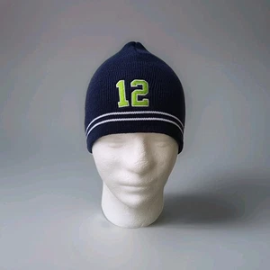 Seattle Seahawks Gorro Gorra NÚMERO 12 #12 Fan Puño Tejido 12º Hombre Invierno - Imagen 1 de 8