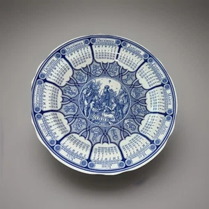 Spode Blue Collectors Plate In Celebration Of The Millennium 26cm - Picture 1 of 6