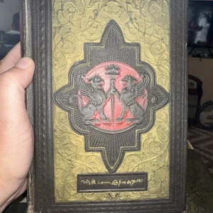 COMPLETE WORKS OF WILLIAM SHAKESPEARE Walter J Black Thumb Index HC Vintage 1937 - Foto 1 di 8