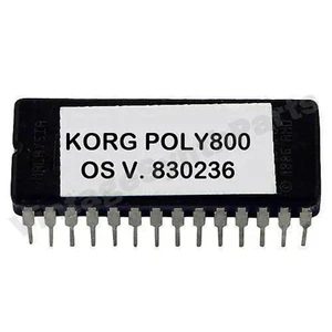 Korg Poly800 MK1 Version 830236 Latest OS Firmware Update Upgrade Eprom Poly 800 - Bild 1 von 2