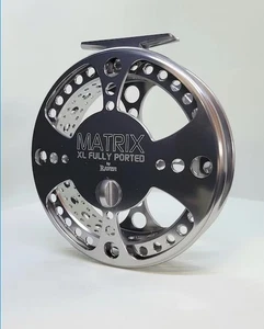 RAVEN- Fishing Float Reel- 5 1/8" Matrix XL Fully PORTED, Titanium - Picture 1 of 1