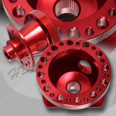 Kit adaptador HUB de 6 orificios para volante de aluminio rojo Honda Civic/CRX 1988-1991 Foto 1 de 4