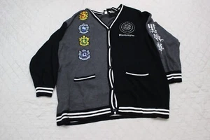 Hot topic crunchyroll mens Sz 5xl black butler black and gray cardigan - Picture 1 of 16