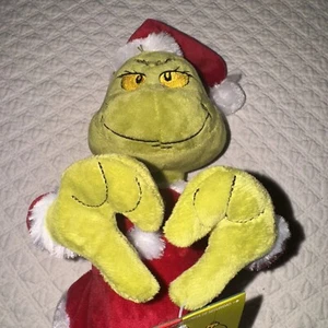2024 Der Grinch ANIMIERT 14 Zoll Plüsch Gemmy Herz Hände tanzen & singend Dr. Seuss - Bild 1 von 14