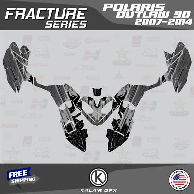 Kit de gráficos para POLARIS OUTLAW 90 (2007-2014) Fracture Series - Smoke 16-MIL Foto 1 de 4