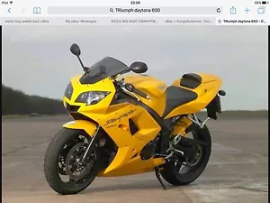 Triumph 600 650 Daytona 600 650,2003-05 Scheinwerferschutz, hellgrau - Bild 1 von 2