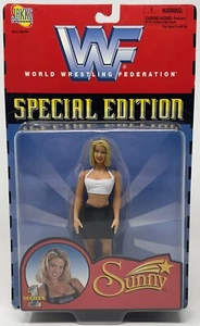 JAKKS PACIFIC 1998 WWF SIN USAR, EN CAJA BCA edición especial serie 1 Kaybee Sunny - Imagen 1 de 2