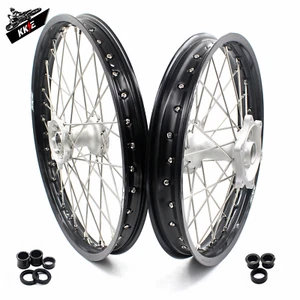 KKE 21 19 MX Casting Wheels Dirt Bike Rims For HONDA CR125R CR250R 2002-2013 CRF - Picture 1 of 15