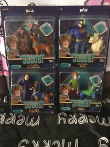 Scooby Doo SCOOB! 2020 Action Figures Set Of 4 New Shaggy Muttley Blue Falcon