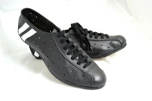 SCARPE CICLISMO VINTAGE CYCLING SHOES EROICA VERA PELLE MADE IN ITALY MERCKX - Picture 1 of 8