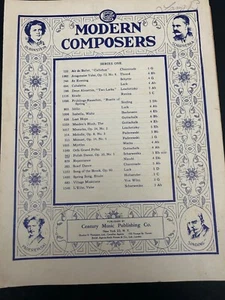 Notenbuch "Moderne Komponisten" von Century Music Scharwenkas Ein polnischer Tanz - Bild 1 von 7