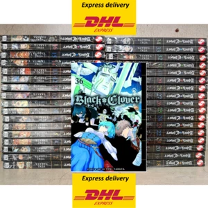NUEVO Juego de trébol negro volumen 1-36 manga versión inglesa cómic - DHL Express - Imagen 1 de 21