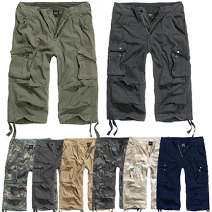 Brandit Herren Urban Legend 3/4 Shorts Kurze Cargo Trooper Vintage Hose Neu - Bild 1 von 16