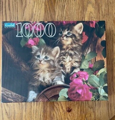 Guild Hasbro 1000 Piece Puzzle Cats Kittens NIP Sealed 20 1/8 x 27 1/2" - Image 1 of 3