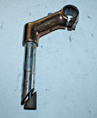 Vástago de pluma vintage 22,2 mm 80 mm 32º elevación 25,4 mm carretera voladizo oro ¡Envío a EE. UU.! Foto 1 de 4