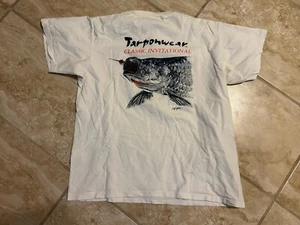 Vintage 90s Tarponwear Fishing Shirt Size XL White - Picture 1 of 8