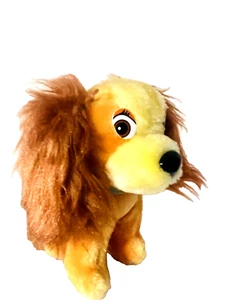 Vintage Disney Lady and The Tramp Plush Lady The 7" Cocker Spaniel Made in Korea - Picture 1 of 9