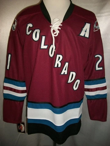 Peter Forsberg Colorado Avalanche Burgundy "2001-2007 Throwback" CCM NHL Jersey Cover