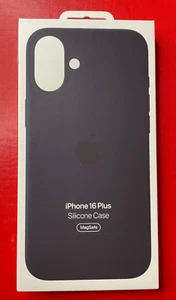 Original Apple iPhone 16 Plus Silikon Case MagSafe Schwarz MYY93ZM/A Brandneu - Bild 1 von 2