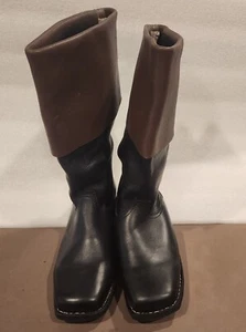 18th 19th century fold down riding boots. Colonial re-enactment rev-war - Picture 1 of 4