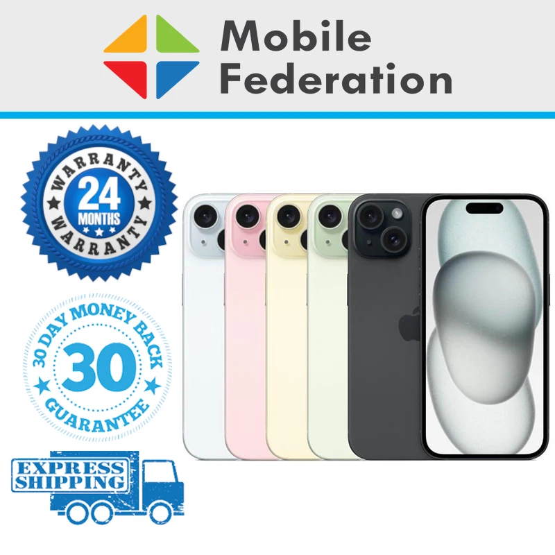 Apple iPhone 15 128GB 256GB 512GB Unlocked [AU Stock] As New Condition - image 1 of 1