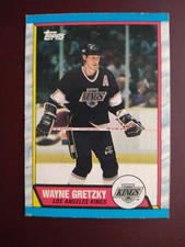 1989-90 Topps Box Bottoms Wayne Gretzky #E Los Angeles Kings