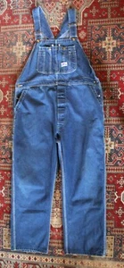 Monos Big Smith vintage con espalda de diamante hechos en EE. UU. - Imagen 1 de 6