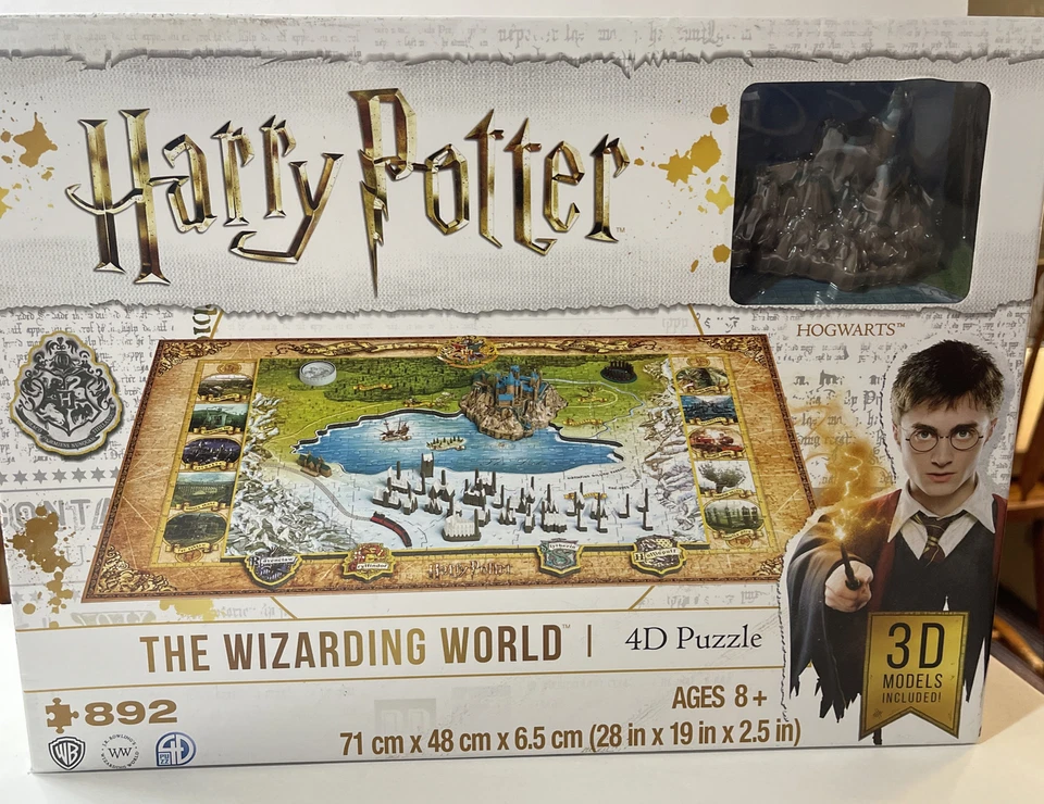 HARRY POTTER THE WIZARDING WORLD 4D PUZZLE New Sealed - Image 1 of 1